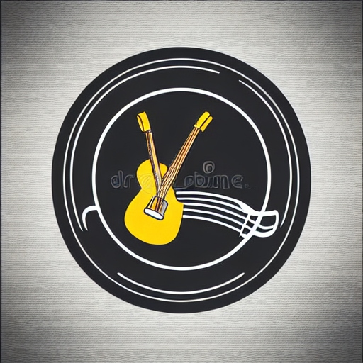 Read Music for Guitar AI generated logo